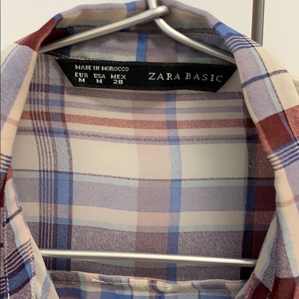 Zara Basic Button Down Shirt - image 8